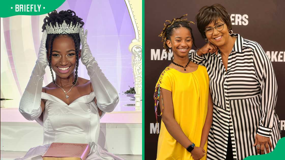 Alena Wicker and Dr Mae Carol Jemison