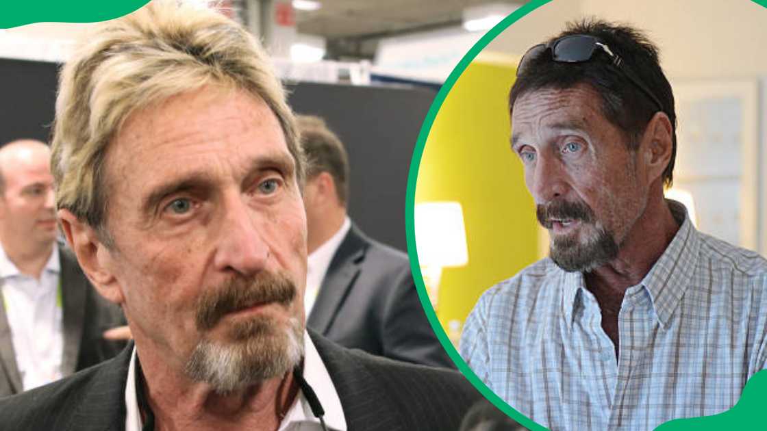 John McAfee at an event