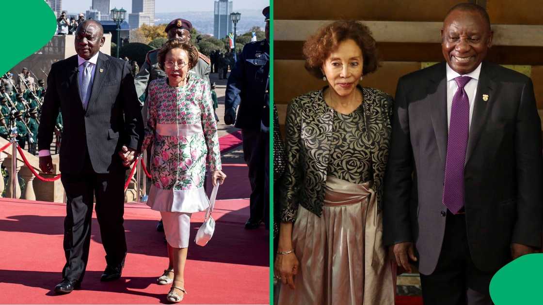 President Cyril Ramaphosa with his wife Dr Tshepo Motsepe.