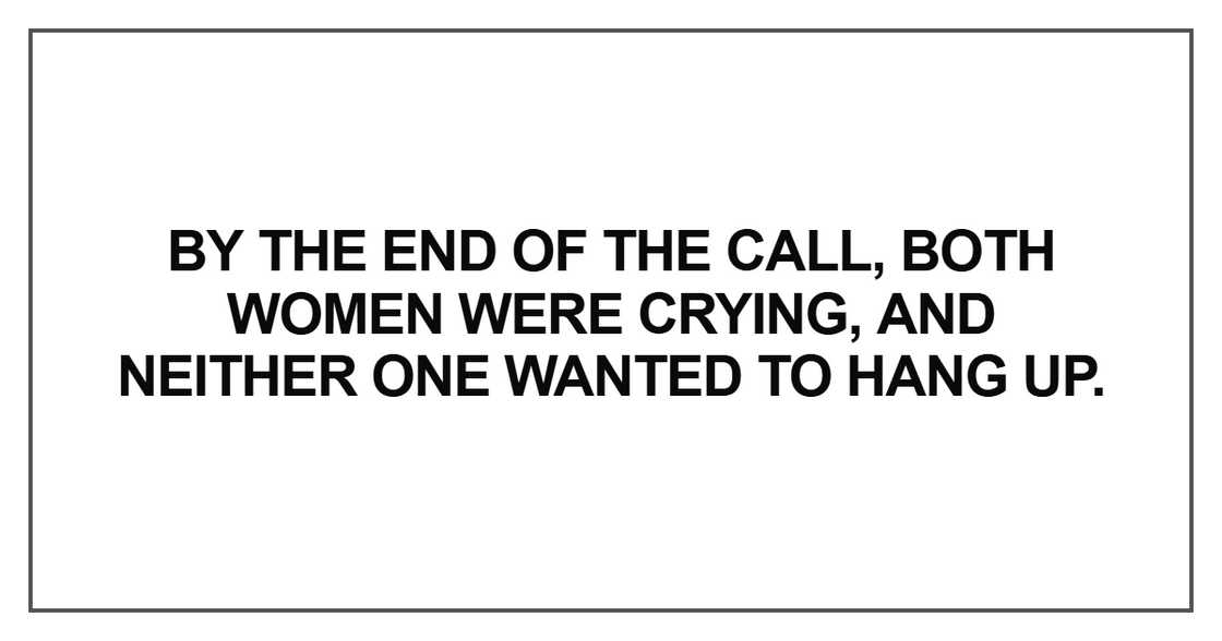 By the end of the call