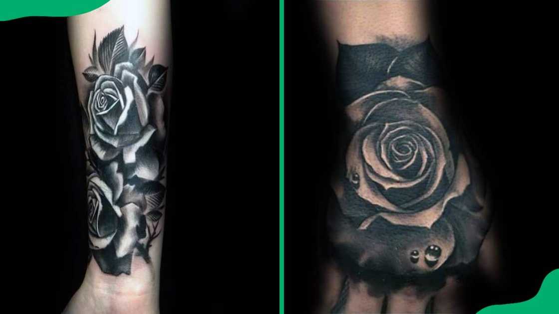 Dark rose tattoos Dark rose tattoos