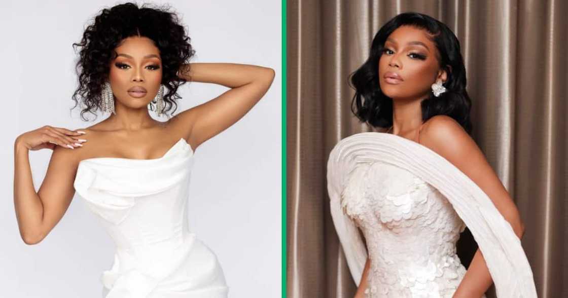 Bonang Matheba wore Gucci from head to toe, including her accessories Bonang Matheba wore Gucci from head to toe, including her accessories