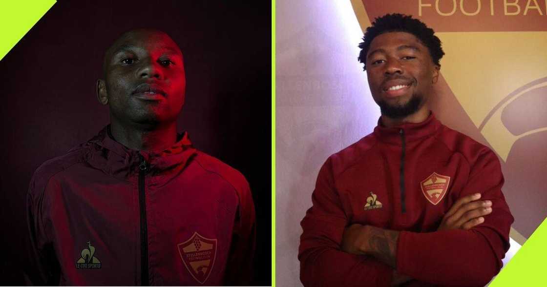Sanele Barns and Omega Mdaka have joined Stellenbosch FC. Sanele Barns and Omega Mdaka have joined Stellenbosch FC.