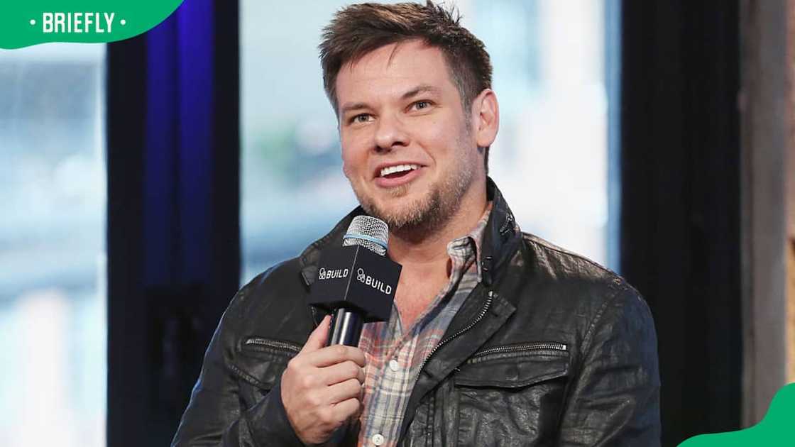 Theo Von discusses his show No Offense during AOL Build Presents at AOL Studios in New York City. Theo Von discusses his show No Offense during AOL Build Presents at AOL Studios in New York City.