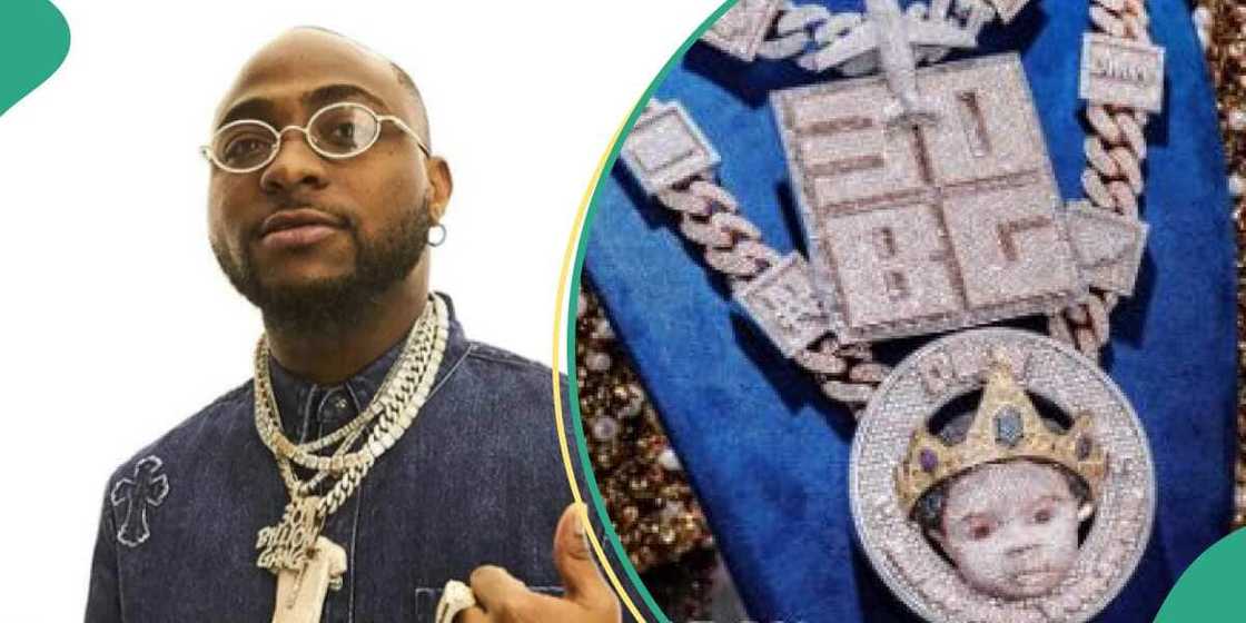 Davido shows off jewelries and what they mean to him. Davido shows off jewelries and what they mean to him.