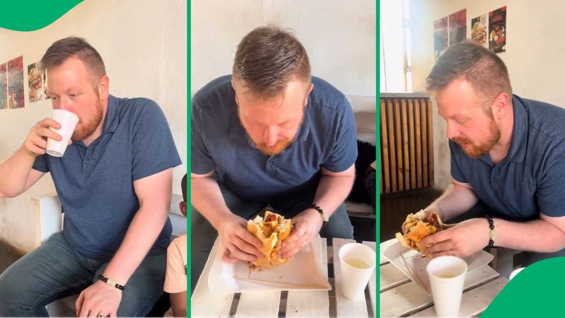 Amarican man tried a kota and stoney for the first time Amarican man tried a kota and stoney for the first time