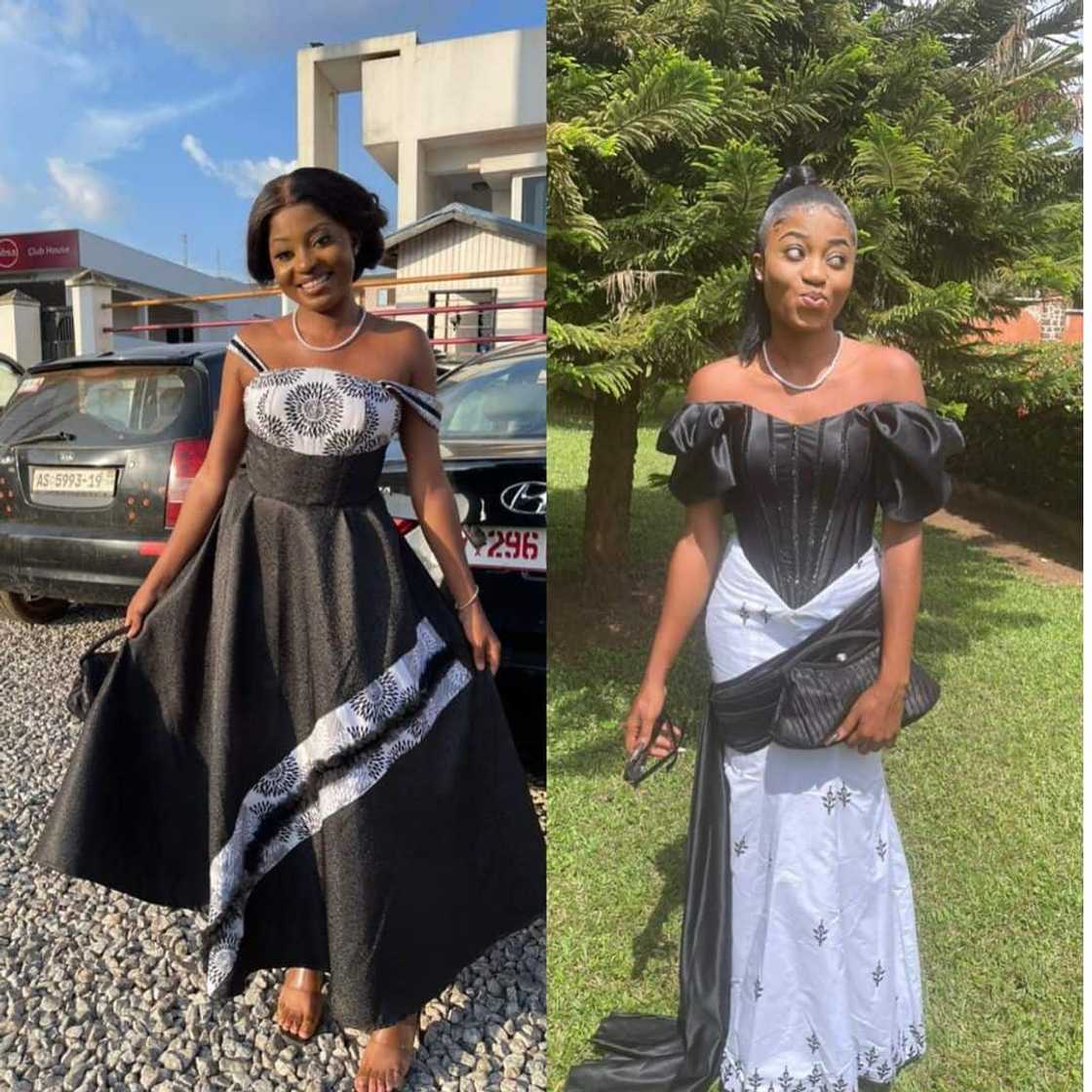 Kaba off-shoulder styles Kaba off-shoulder styles