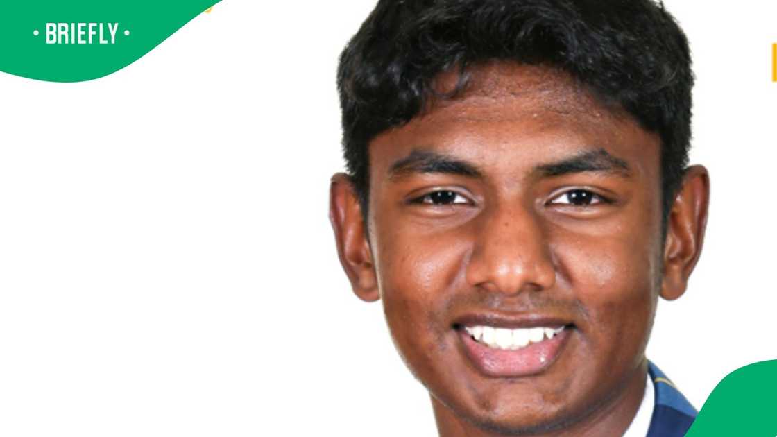 A young boy's matric results went viral. A young boy's matric results went viral.