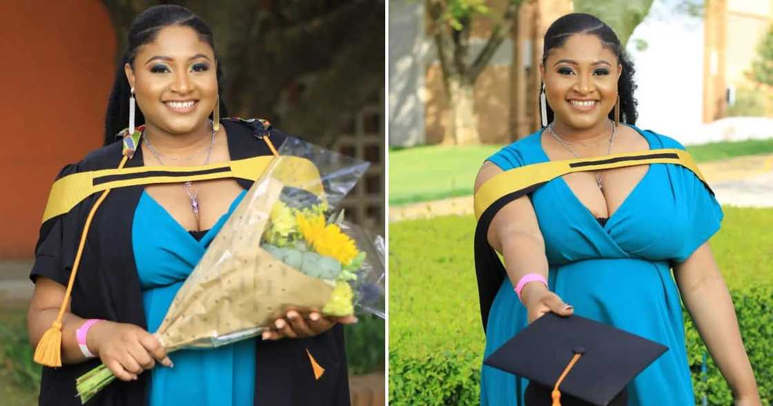 One babe looked very beautiful on her graduation day One babe looked very beautiful on her graduation day