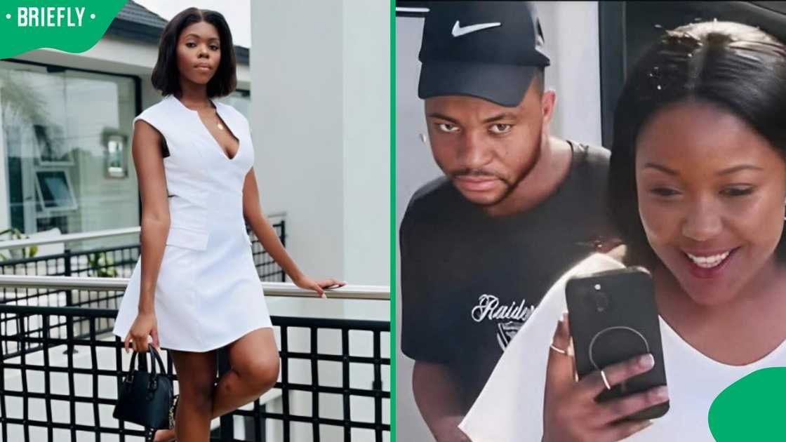 A woman spoke about her phone being snatched. A woman spoke about her phone being snatched.