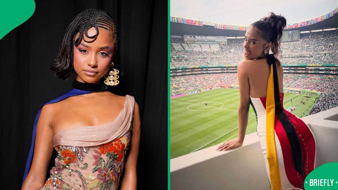 Tyla proudly represented South Africa at the 2026 FIFA World Cup Tyla proudly represented South Africa at the 2026 FIFA World Cup