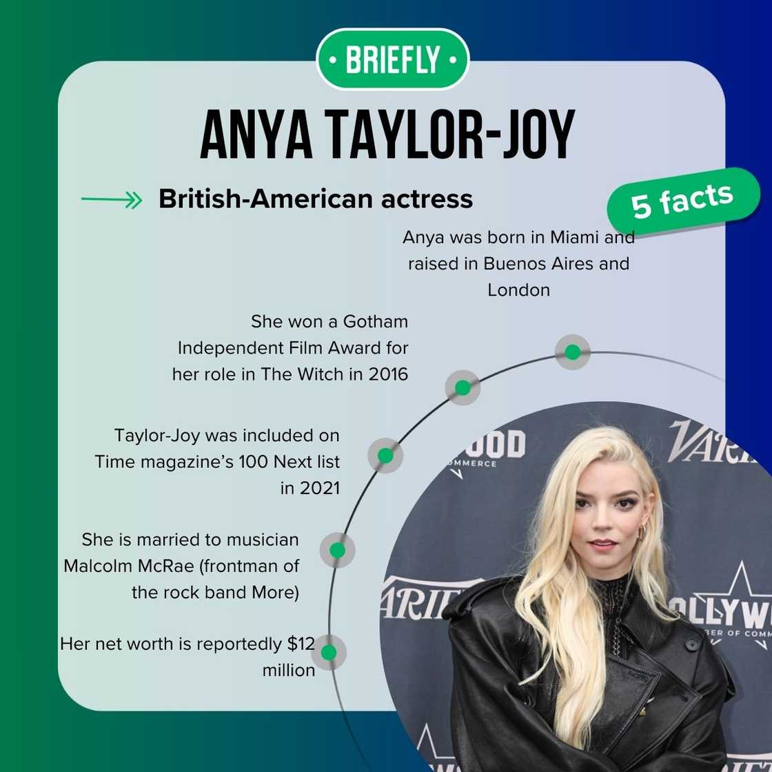 Anya Taylor-Joy’s facts Anya Taylor-Joy’s facts