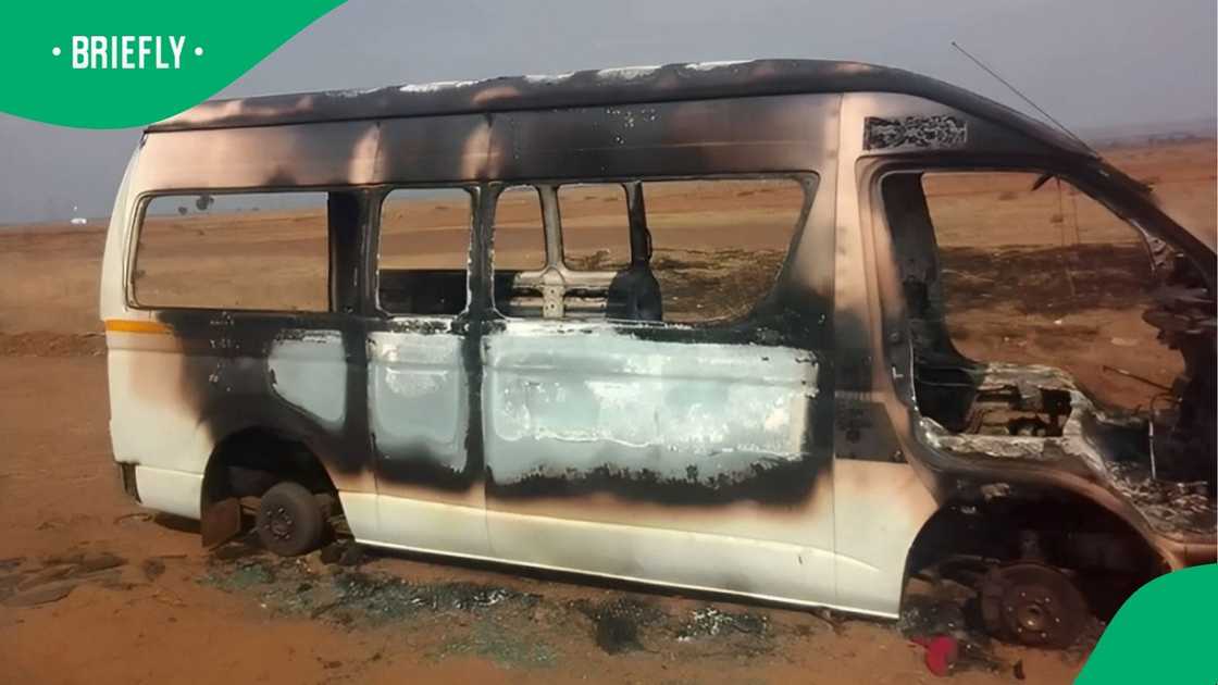 Lebohang Monama’s taxi was set alight on Friday, 15 August 2025