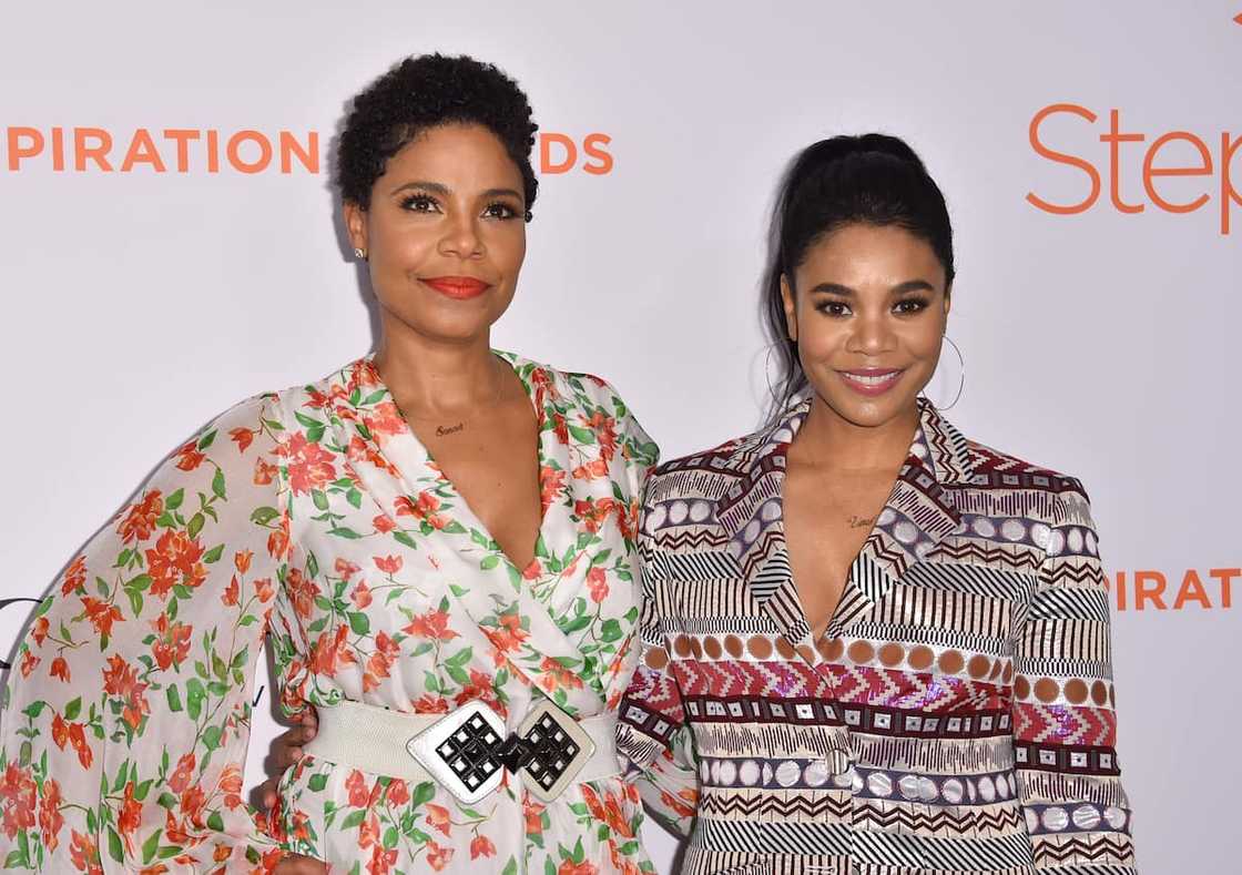 Sanaa Lathan and Regina Hall in Beverly Hills Sanaa Lathan and Regina Hall in Beverly Hills