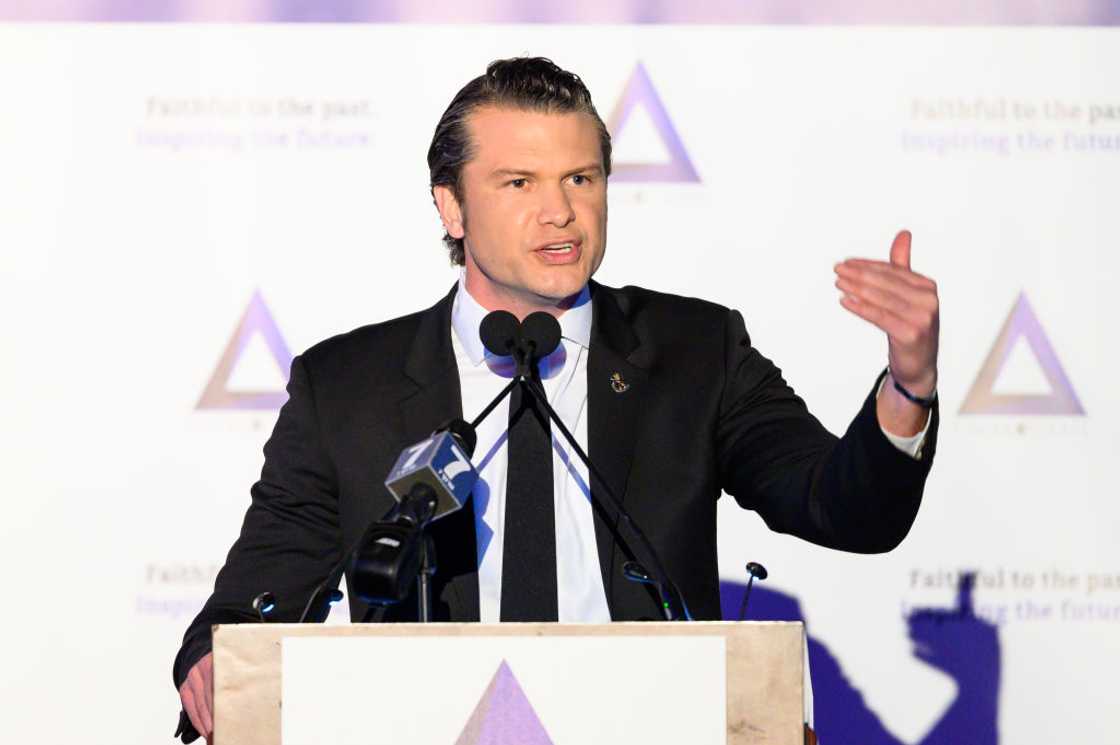 Pete Hegseth at the National Council of Young Israel Gala in New York City Pete Hegseth at the National Council of Young Israel Gala in New York City