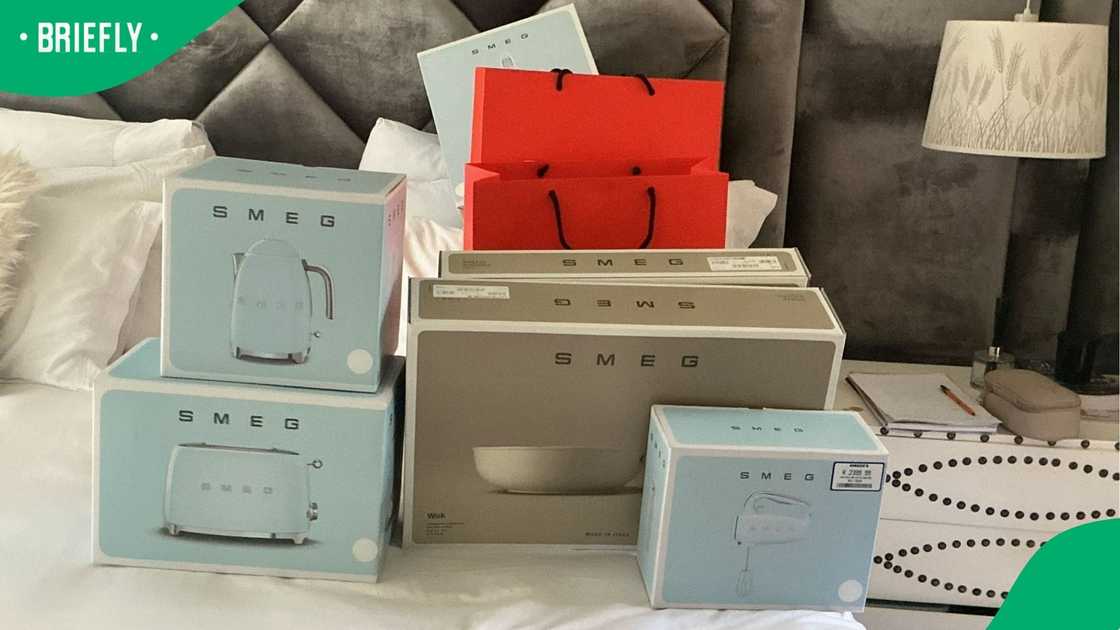 A TikTok user's Smeg appliances. A TikTok user's Smeg appliances.