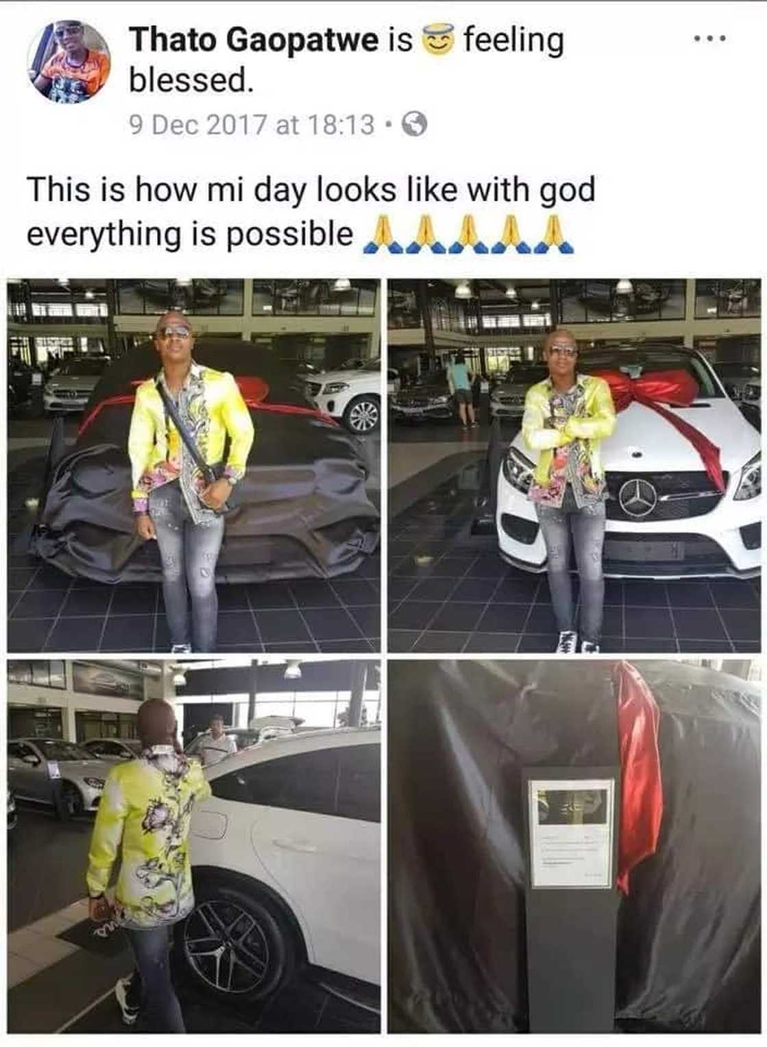Thato Gaopatwe: A look at the luxury Facebook life of the Boksburg heist gang member Thato Gaopatwe: A look at the luxury Facebook life of the Boksburg heist gang member