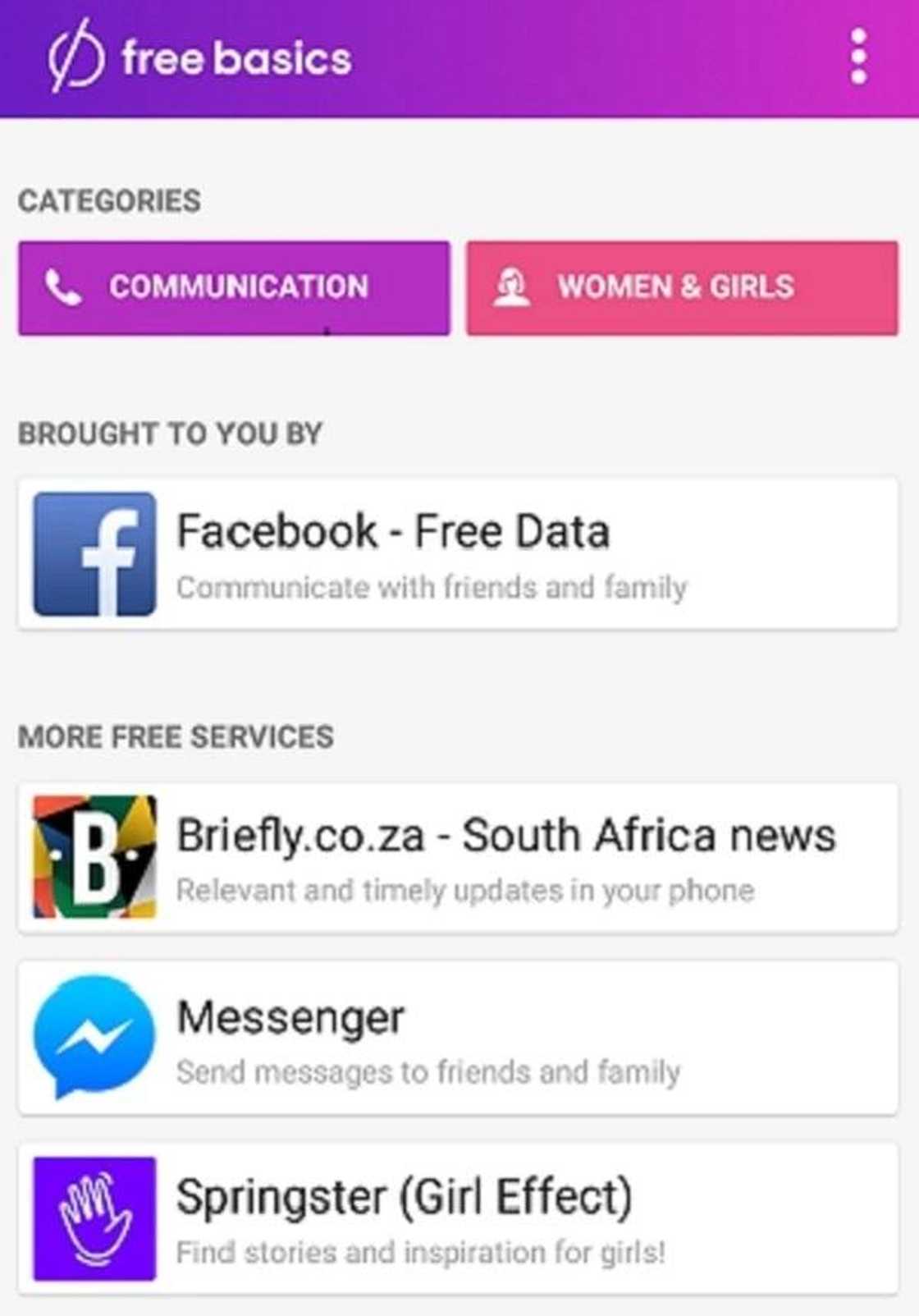 Save mobile data with FreeBasics: Briefly is now available on the app Save mobile data with FreeBasics: Briefly is now available on the app