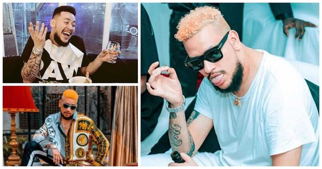 AKA assures fans he is not abusive, says leaked pics are out of context