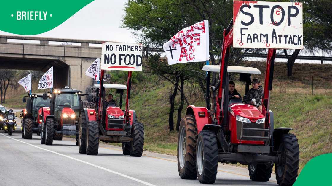 Whgite farmers held different views about Donald Trump's refugee offer Whgite farmers held different views about Donald Trump's refugee offer