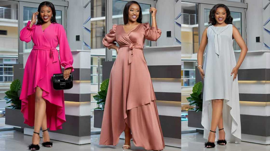 A-shape gown styles A-shape gown styles