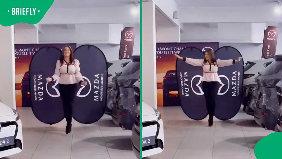 SA woman brings Victoria's Secret energy to Mazda dealership in viral TikTok SA woman brings Victoria's Secret energy to Mazda dealership in viral TikTok