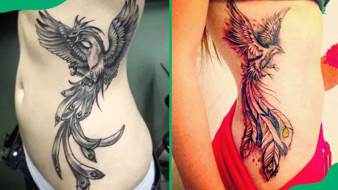 Phoenix side tattoos Phoenix side tattoos