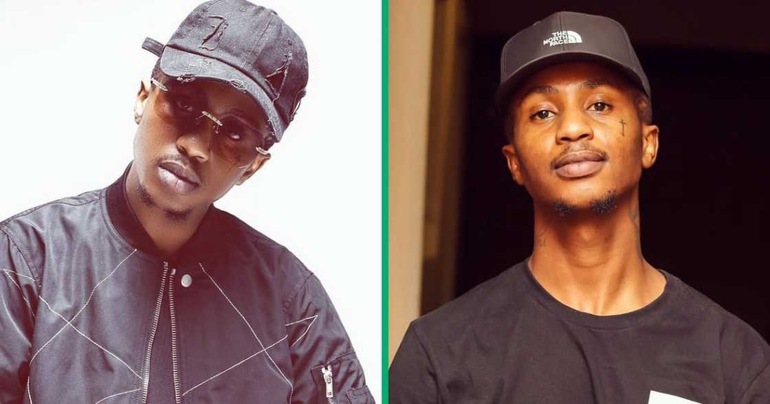 Emtee's studio session got fans hyped