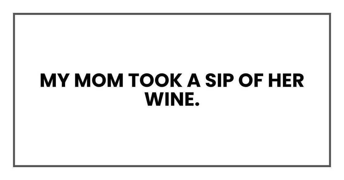 SIP OF WINE