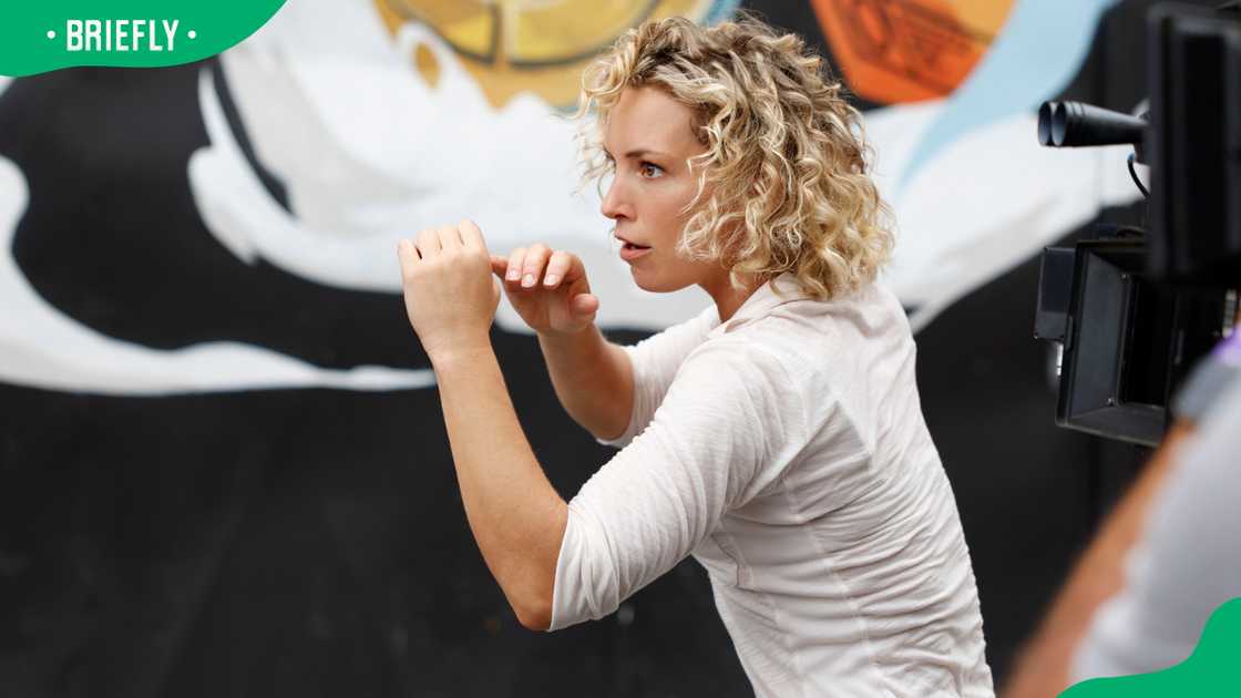 Perdita Weeks filming Magnum P.I. Perdita Weeks filming Magnum P.I.