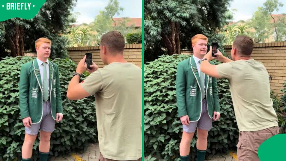 A skit about parents and children on their first day of school.