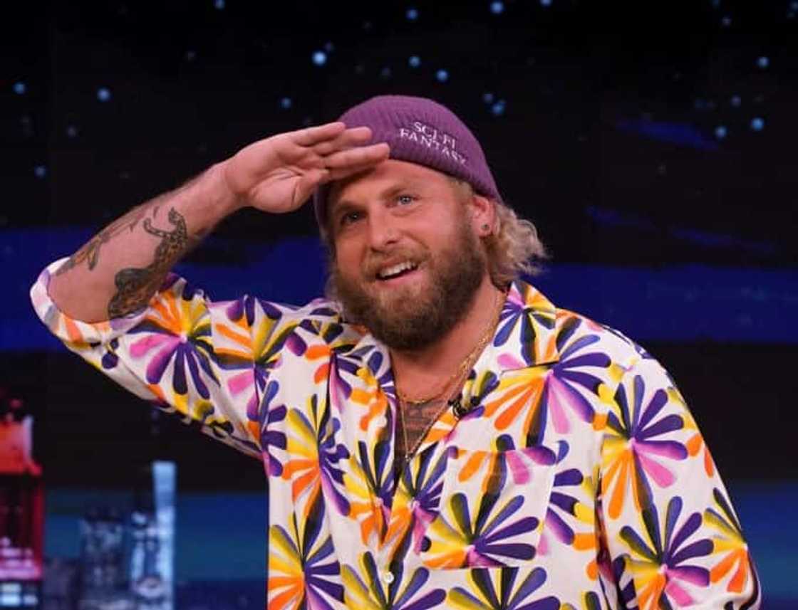 Actor Jonah Hill saluted with a smile Actor Jonah Hill saluted with a smile