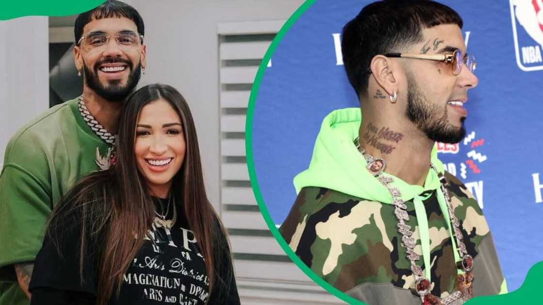 Anuel and Laury having a good time in 2023 (L). The rapper during the 2022 NBA All-Star Weekend (R) Anuel and Laury having a good time in 2023 (L). The rapper during the 2022 NBA All-Star Weekend (R)