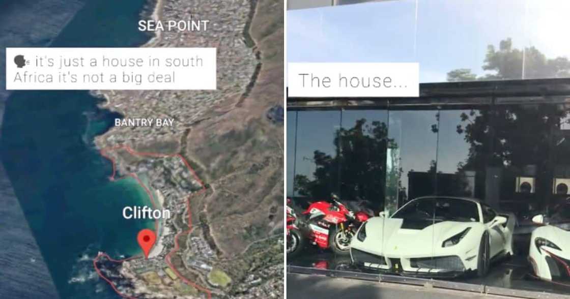 A TikTok user shows an expensive home in Clifton that housed luxurious cars A TikTok user shows an expensive home in Clifton that housed luxurious cars