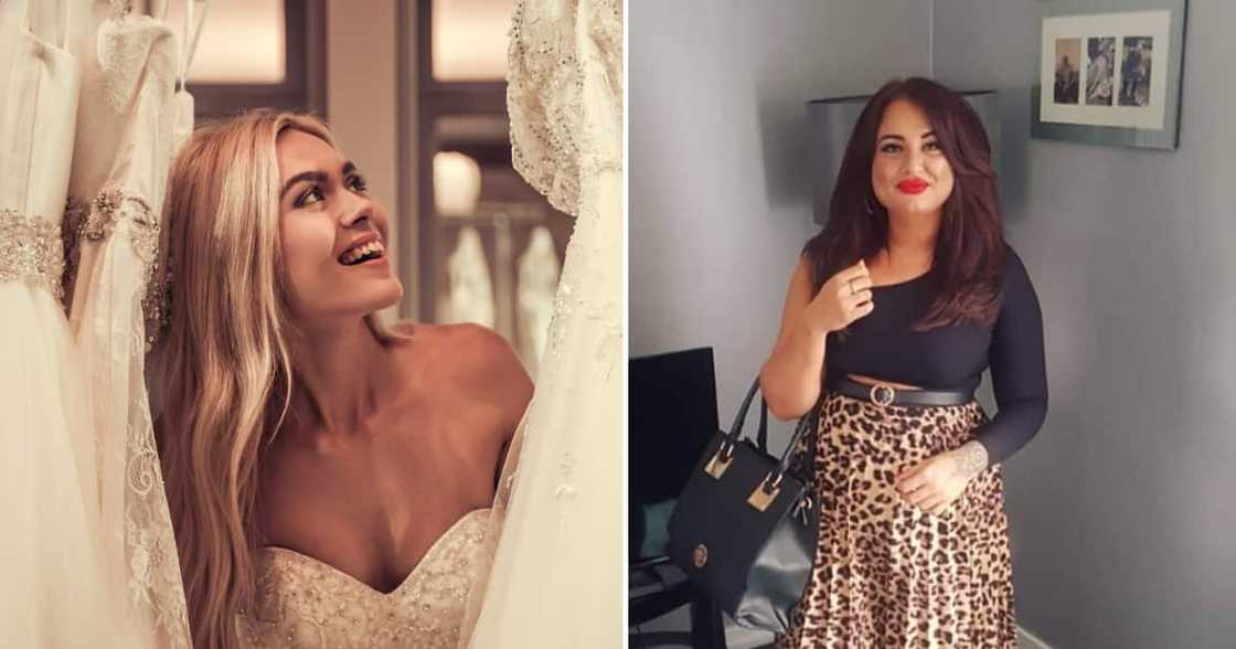 A Scottish bride-to-be is happy with her two cheap wedding dresses A Scottish bride-to-be is happy with her two cheap wedding dresses
