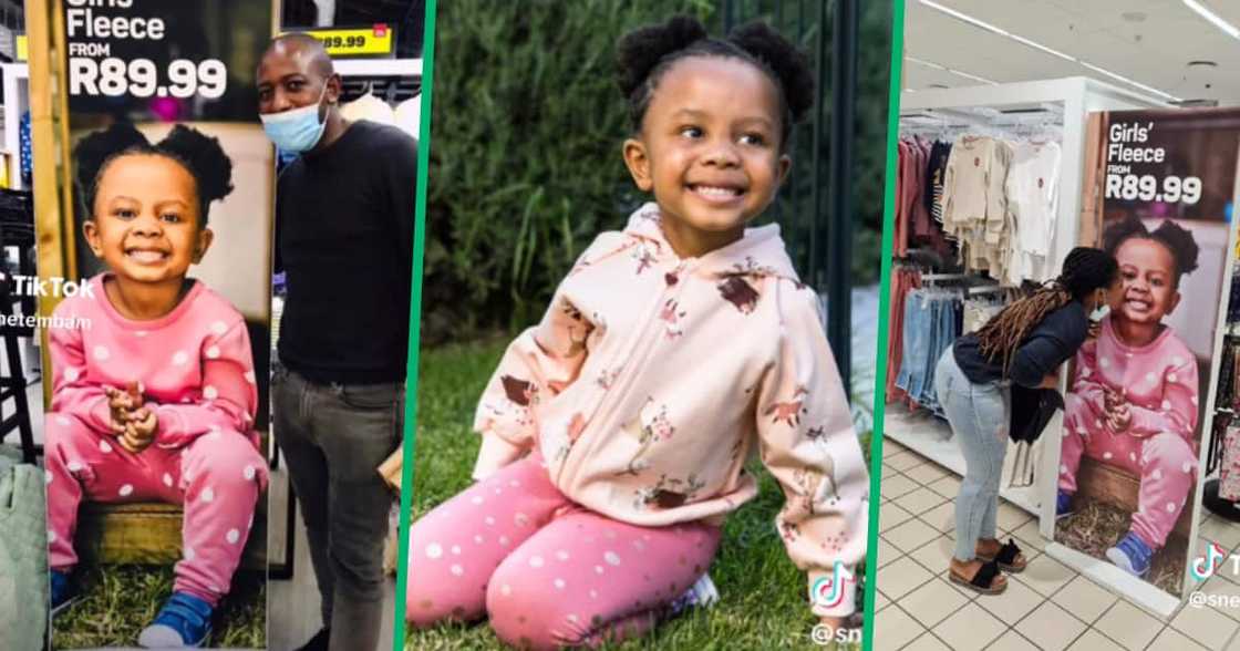 Daughter models for Pick n Pay clothing in TikTok video Daughter models for Pick n Pay clothing in TikTok video