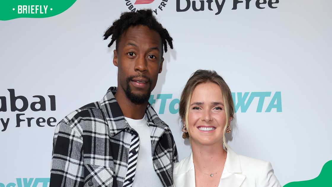 Gaël Monfils and Elina Svitolina at the WTA Summer Party