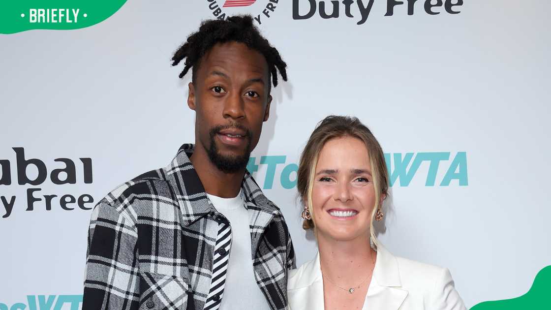 Gaël Monfils and Elina Svitolina at the WTA Summer Party Gaël Monfils and Elina Svitolina at the WTA Summer Party