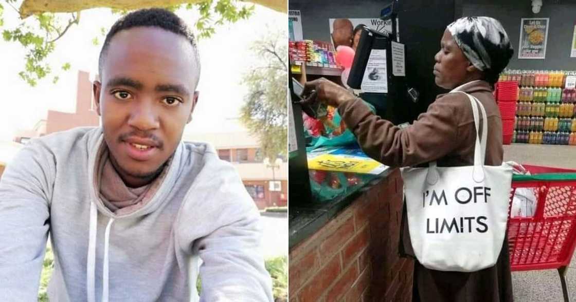 Twitter user, Candid, Picture, Image, Local woman, Online, Supermarket, Fashion handbag, Trench coat, Off limits, Mzansi, Saffas, Laughter Twitter user, Candid, Picture, Image, Local woman, Online, Supermarket, Fashion handbag, Trench coat, Off limits, Mzansi, Saffas, Laughter