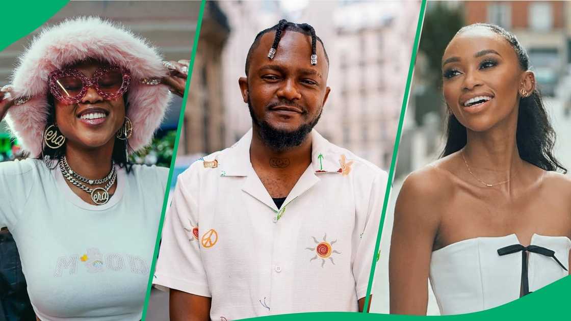 Kwesta, Moozlie and Thabsie are on a couples' getaway Kwesta, Moozlie and Thabsie are on a couples' getaway