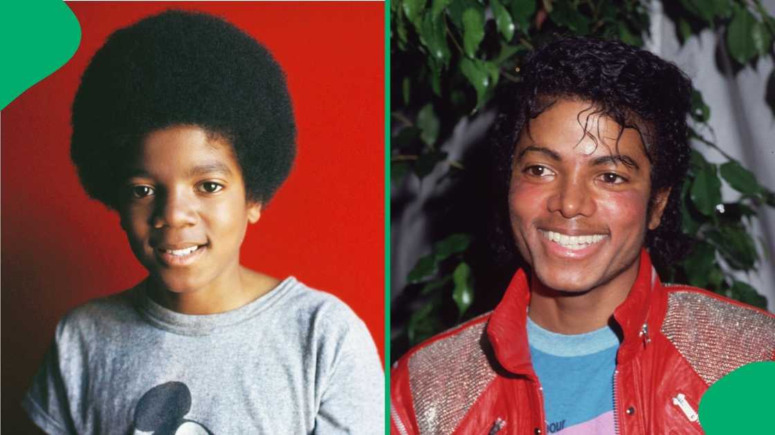 Toddler reacts in amazement to seeing his child Michael Jackson look alike