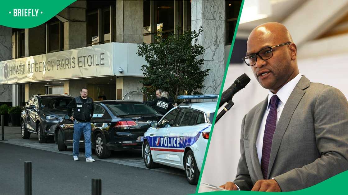 French authorities said that French media was incorrect when it reported that the police found Nathi Mthethwa's phone at a park