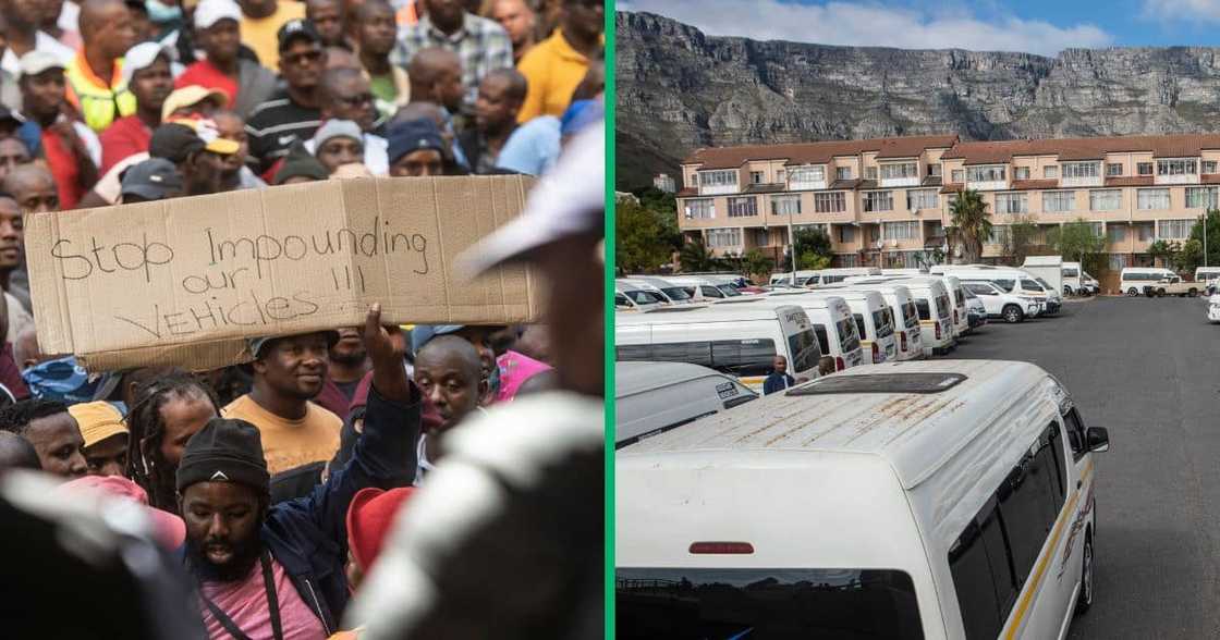 Protestors angry their vehicles are being impounded Protestors angry their vehicles are being impounded