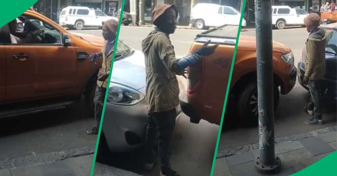 SA stunned by car guard directing driver out of a tight spot SA stunned by car guard directing driver out of a tight spot