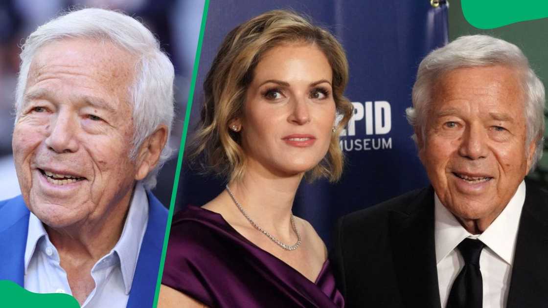 Robert Kraft at the State Farm Stadium in 2024 (L). Dana Blumberg and Kraft during the 2021 Salute To Freedom Gala (R) Robert Kraft at the State Farm Stadium in 2024 (L). Dana Blumberg and Kraft during the 2021 Salute To Freedom Gala (R)