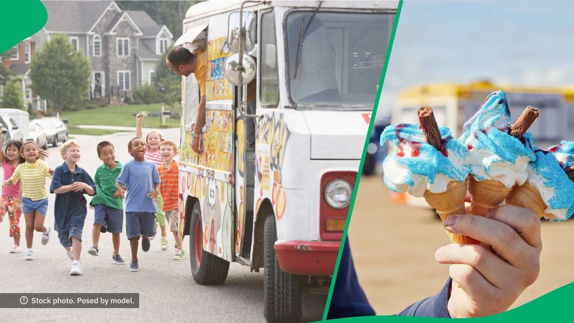 An ice cream van brought back childhood memories, leaving the internet in a good mood.