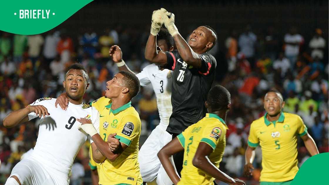 Brilliant Khuzwayo represented Bafana Bafana. Brilliant Khuzwayo represented Bafana Bafana.