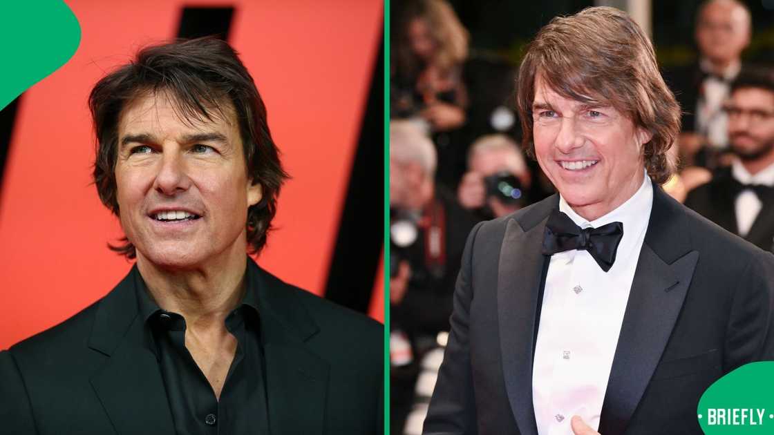 Tom Cruise meets up with Lawrence Maleka Tom Cruise meets up with Lawrence Maleka