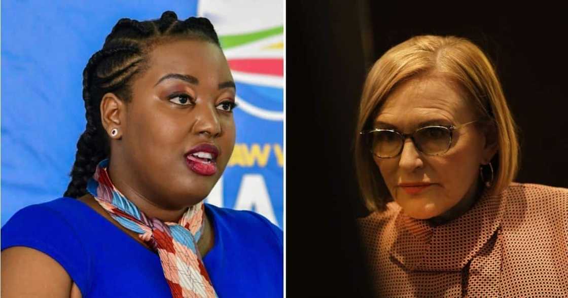 Mbali Ntuli and Helen Zilla Mbali Ntuli and Helen Zilla