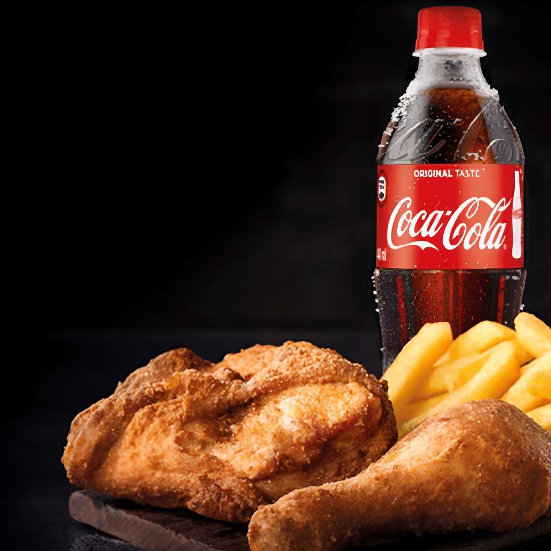 Emtee enjoyed a meal from Chicken Licken